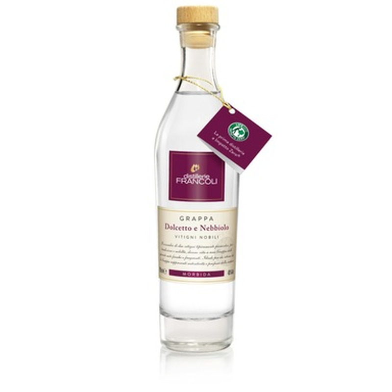 DISTILLERIE FRANCOLI Grappa Dolcetto e Nebbiolo 40% 50cl