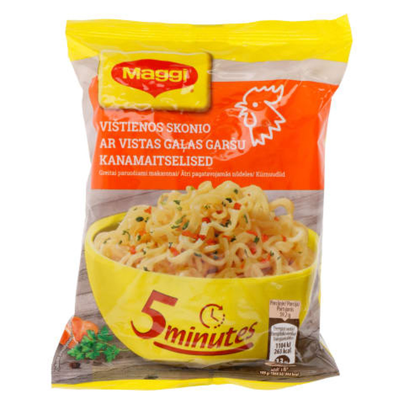 Kiirunuudlid kanalihamaitselised Maggi 59,2g