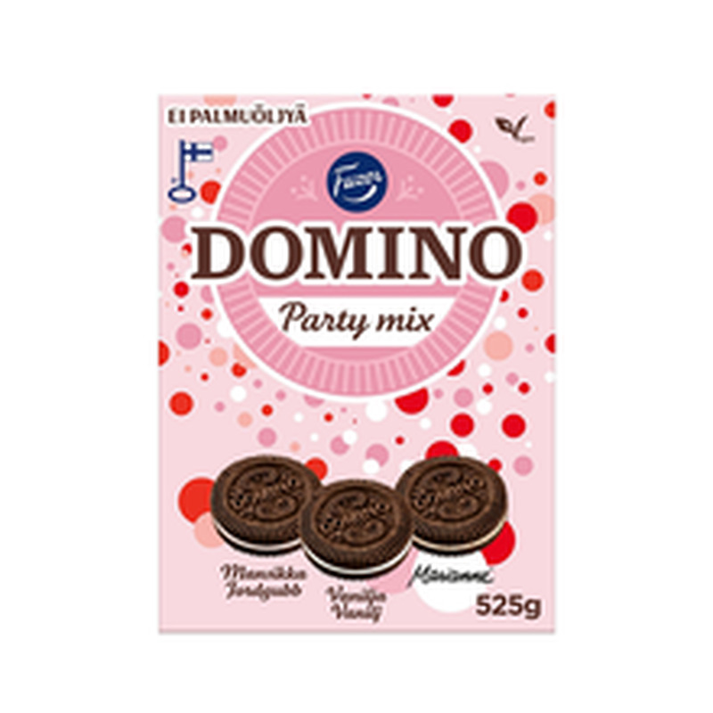 Domino küpsiste valik: Original,Marianne,Maasika  525 g vegan