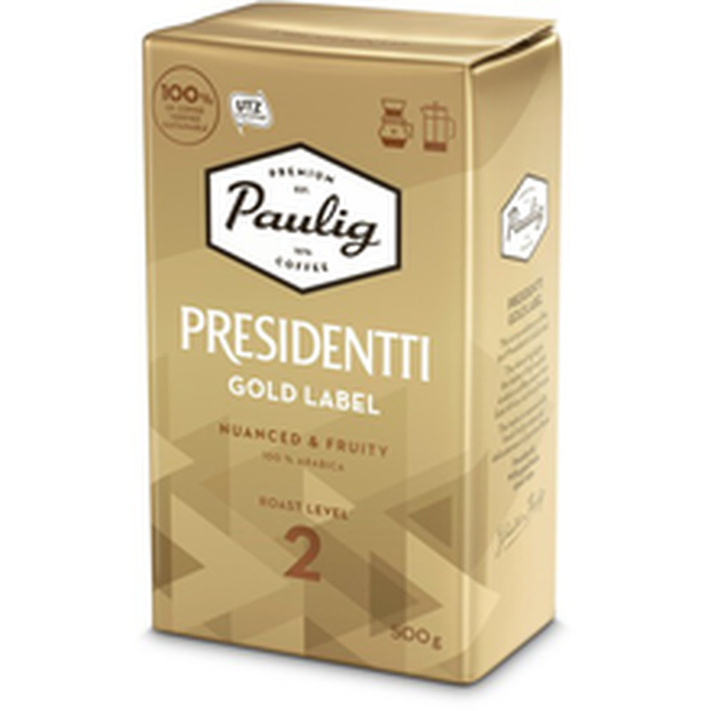 Filtrikohv Presidentti Gold, PAULIG, 500 g