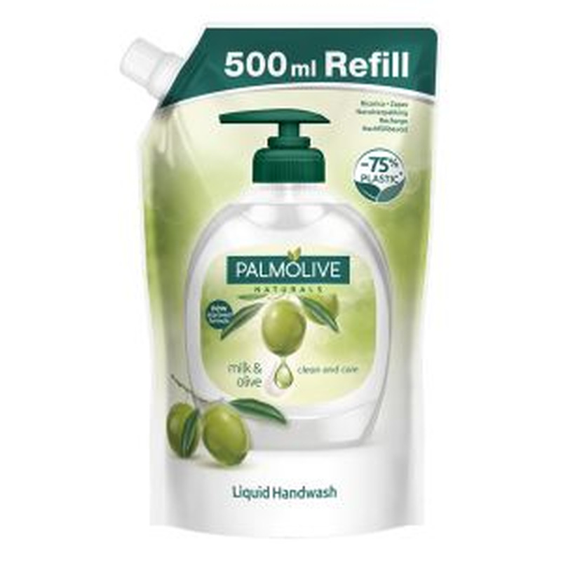 Vedelseep Naturals Olive Milk täitepakend, PALMOLIVE, 500 ml