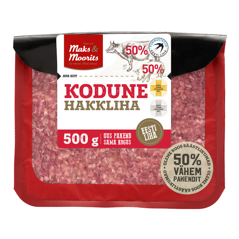 Kodune hakkliha, MAKS & MOORITS, 500 g