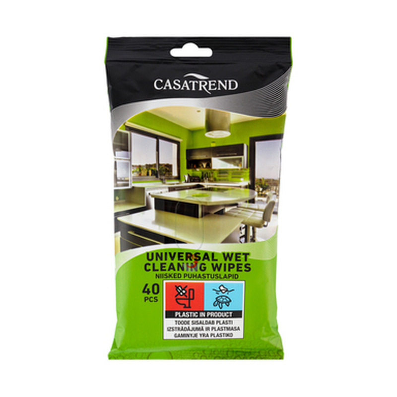 Puhastuslapid Universaalsed, CASA CLEAN, 40 tk