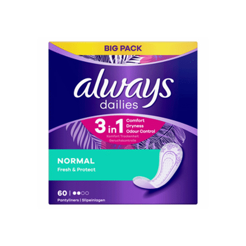 Pesukaitsmed ALWAYS Normal 60tk