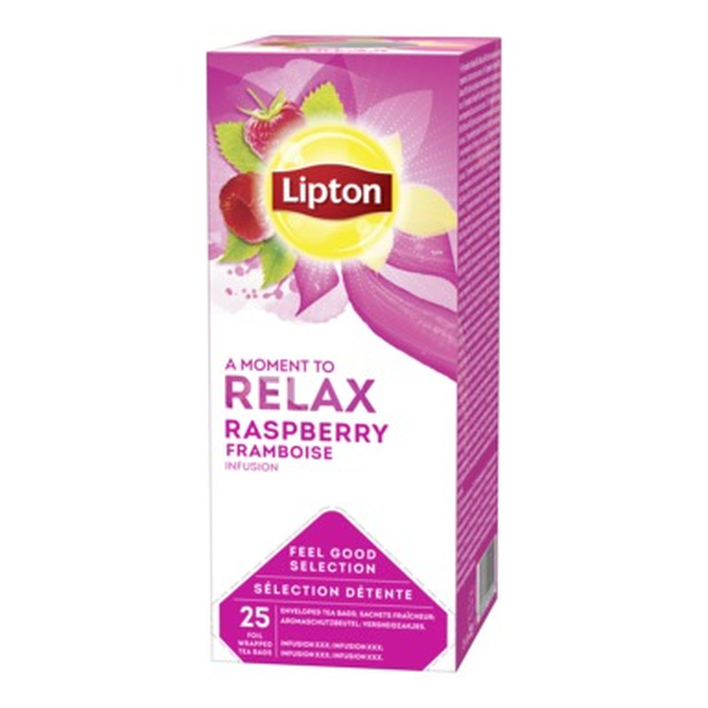 LIPTON Vaarika tee 25x2,5g (fooliumis)