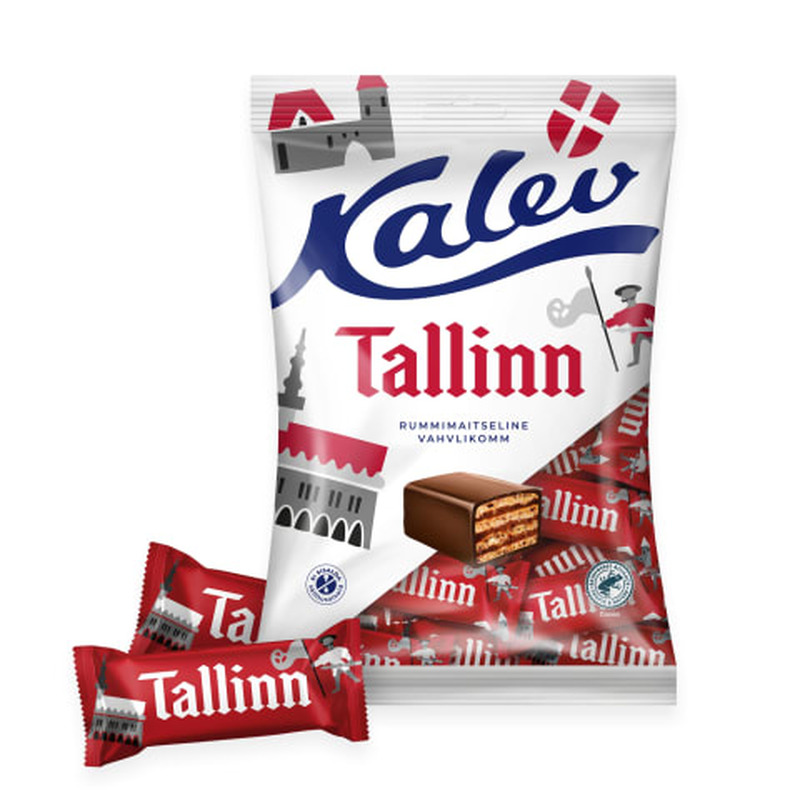 Vahvlikommid rummimaitselised Kalev Tallinn 150g