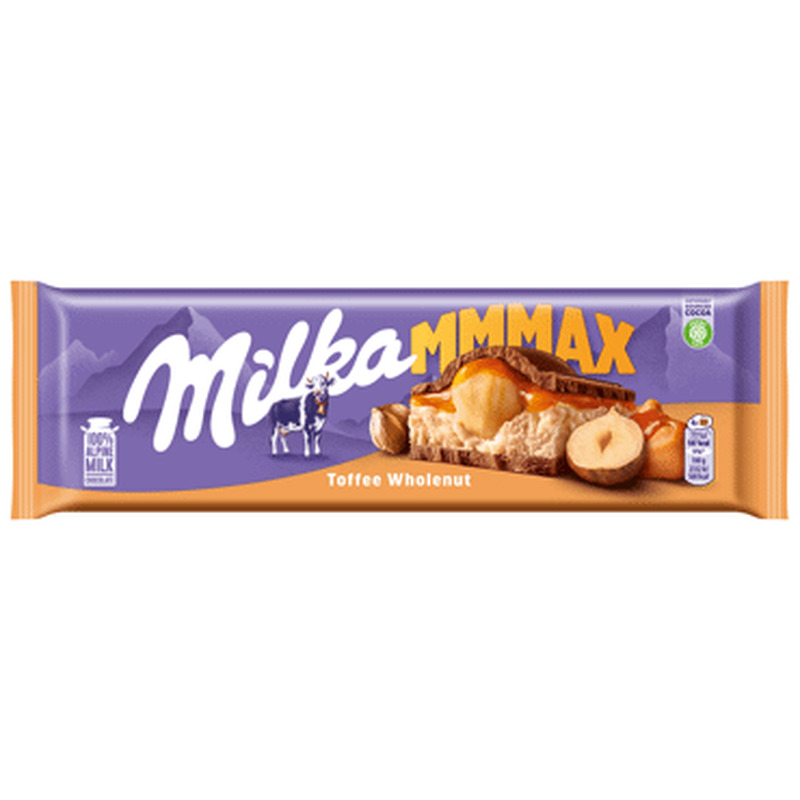 Šokolaad pähklitega Toffee MILKA 300g