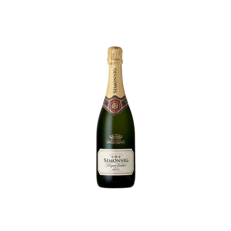 KAST 6tk! Simonsig Kaapse Vonkel Brut 75cl 12%