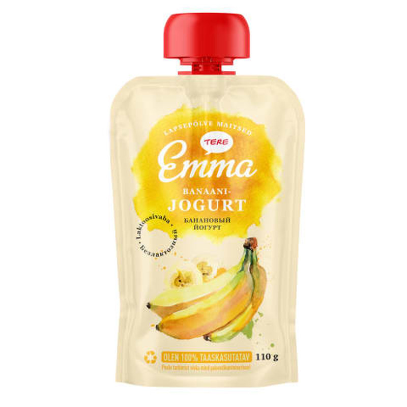 Jogurt banaani Emma laktoosivaba 110g