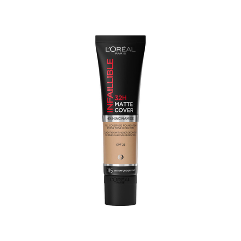 Jumestuskreem L'Oreal Paris Infaillible 24H Matte Cover, 115 Golden Beige