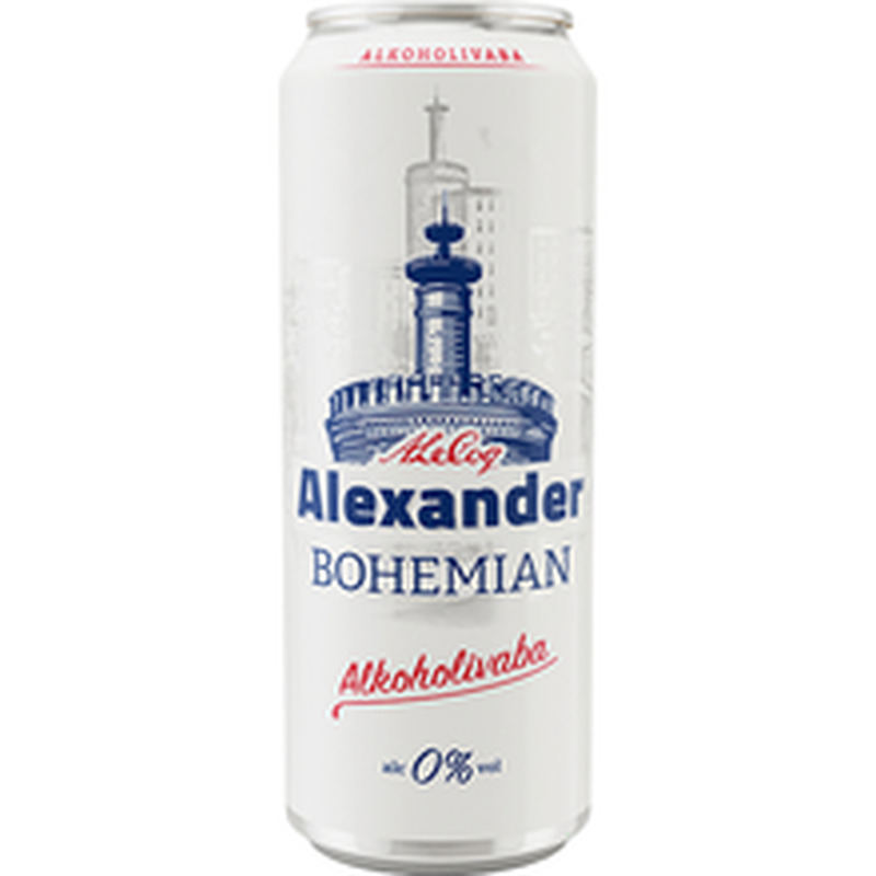 Alkoholivaba õlu Bohemian, ALEXANDER, 568 ml