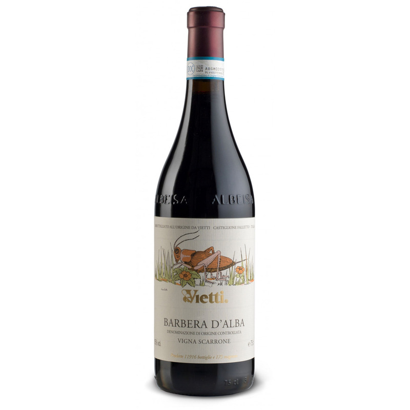 KAST 6 tk! Vietti Barbera d`Alba Scarrone 75cl 15%