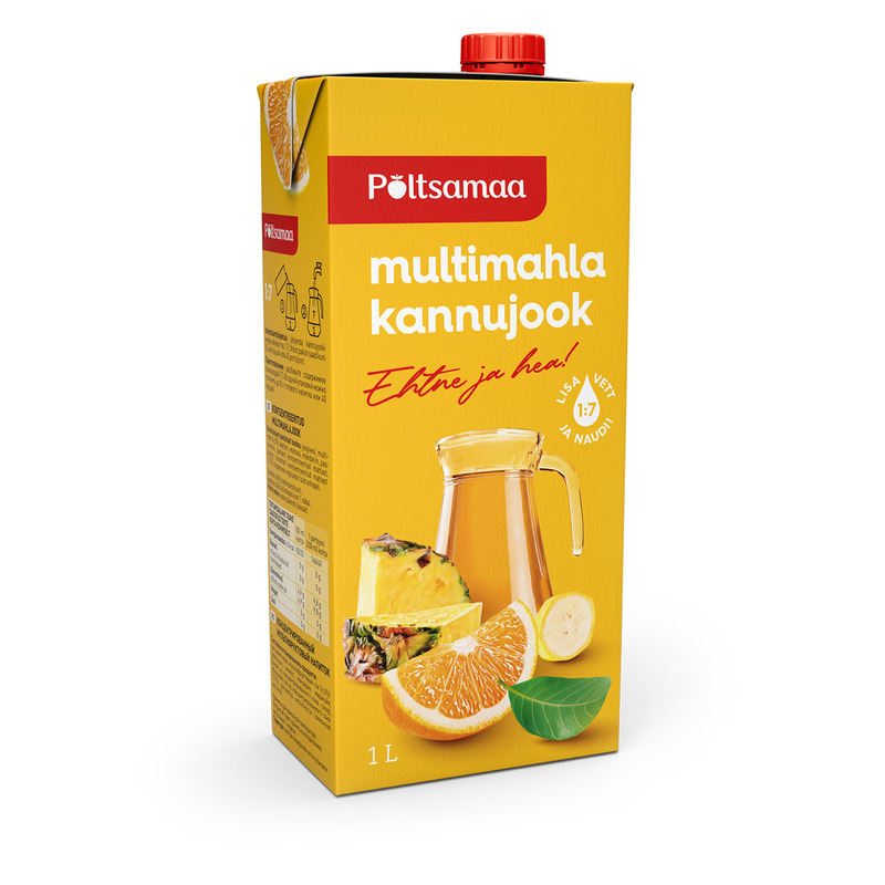 Multimahla kannujook, PÕLTSAMAA, 1 L