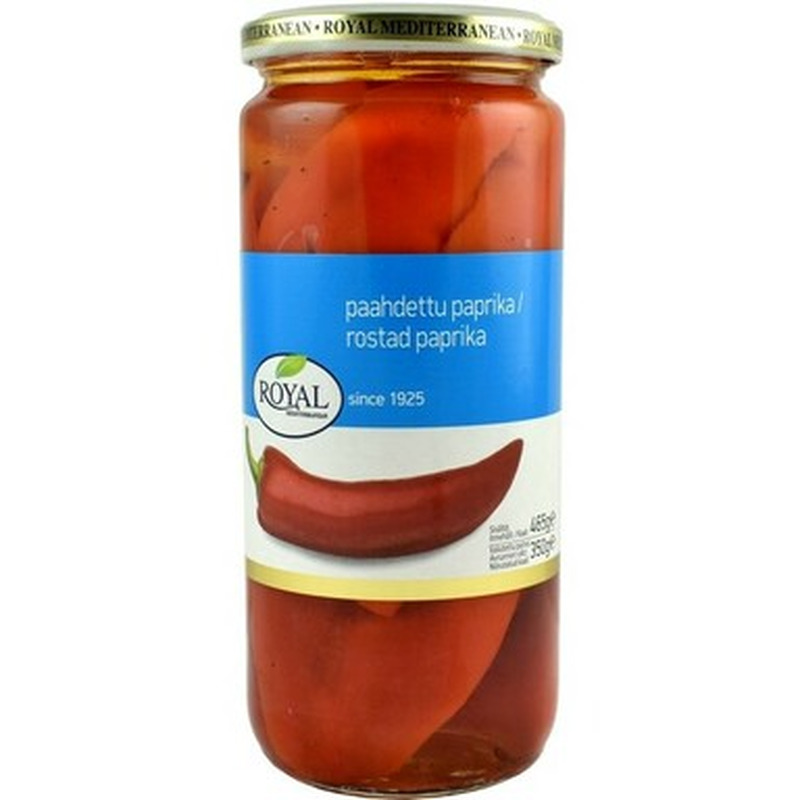 ROYAL Röstitud kooreta punane paprika marinaadis 465g