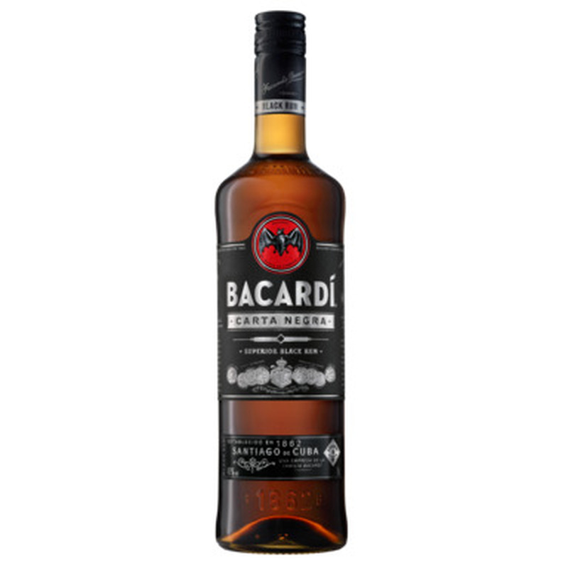 Rumm BACARDI Carta Negra, 100 cl