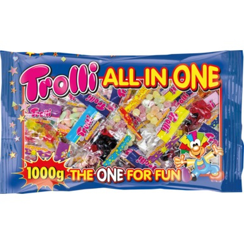 TROLLI Kummikommid Kõik ühes 1kg (50pakki)