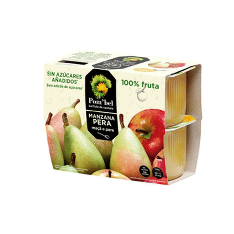 Õuna-pirnipüree Pombel 4x100g