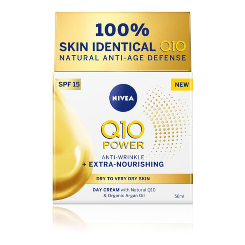 Päevakreem kuivale nahale Nivea Q10 Power Extra 50ml