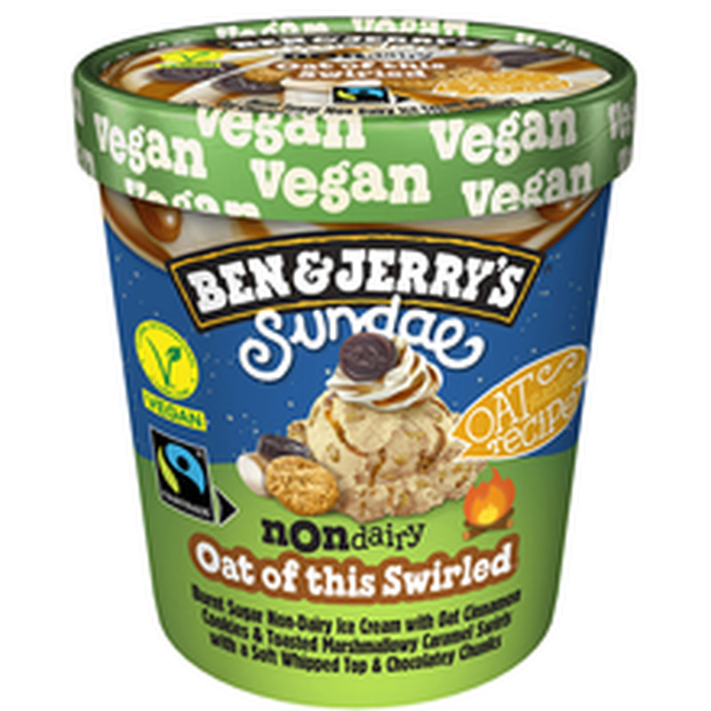 Jäätis Sundae Non-Dairy Oat of this Swirled, BEN & JERRY'S, 427 ml/342 g