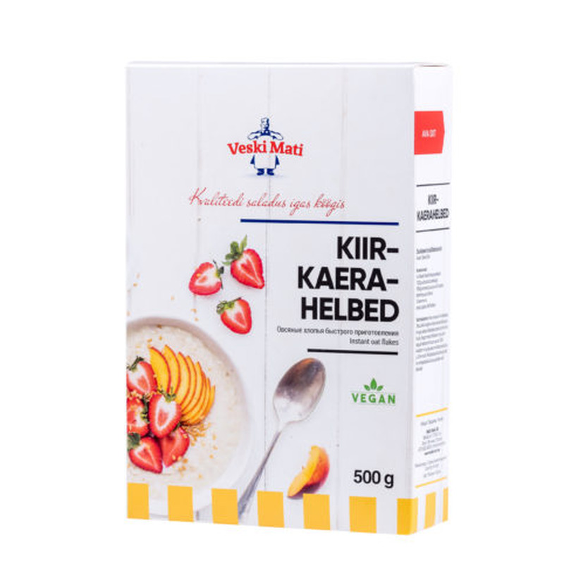 Kiirkaerahelbed karbis, VESKI MATI, 500 g