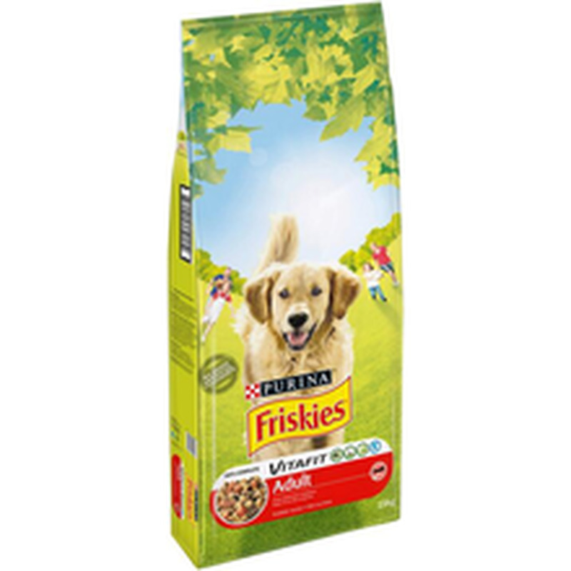 Friskies Adult täissööt koertele veiselihaga 15kg