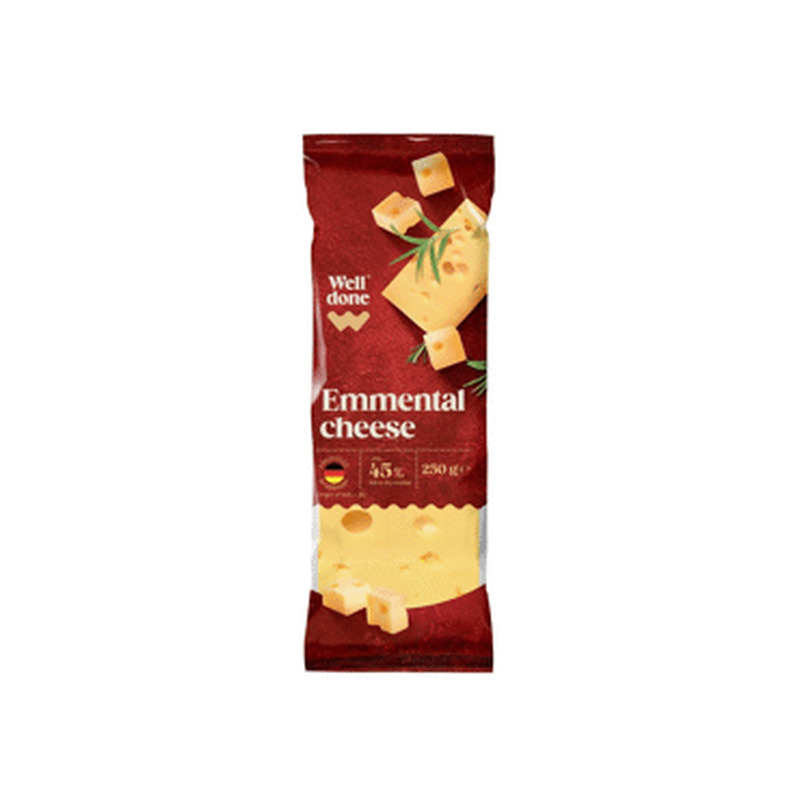 Juust Emmental WELL DONE 45%, 250g