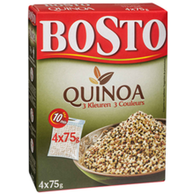 Bosto Quinoa, kolmevärviline 4x75 g