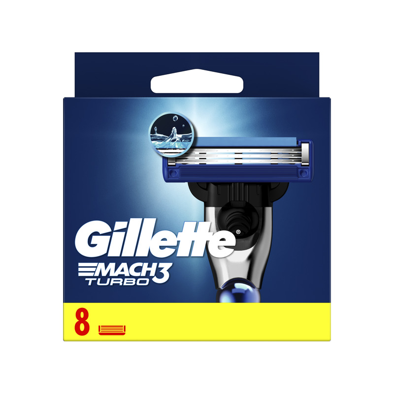 Varuterad Mach3 Turbo, GILLETTE, 8tk