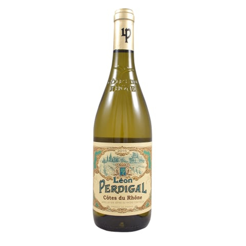 Kaitstud päritolunimetusega vein Leon Perdigal Cotes du Rhone Blanc 0,75l