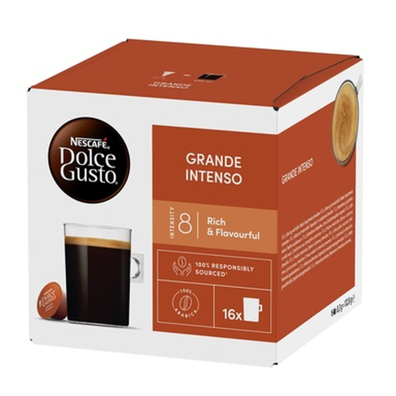 Kohvikapslid Dolce Gusto Grande Intenso, NESCAFE, 16 tk