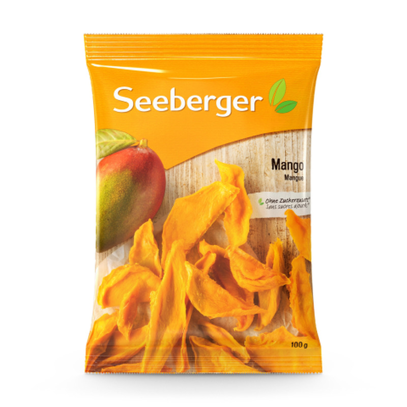 Kuivatatud mango, SEEBERGER, 100 g