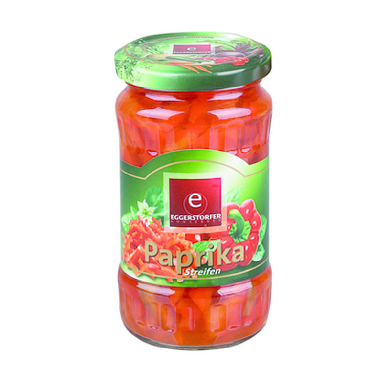 EGGERSTORFER Punase paprika ribad 320g