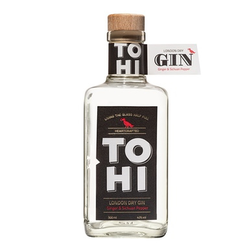 Džinn TOHI London Dry Ginger & Sichuan Pepper, 50 cl