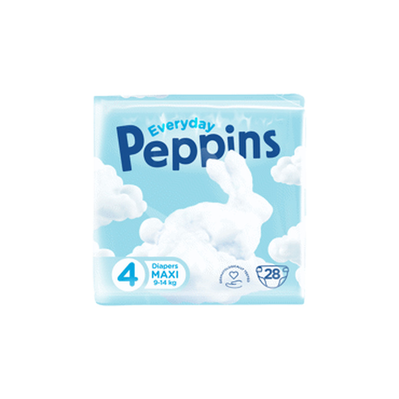 Mähkmed PEPPINS Everyday s4 9-14kg, 28tk