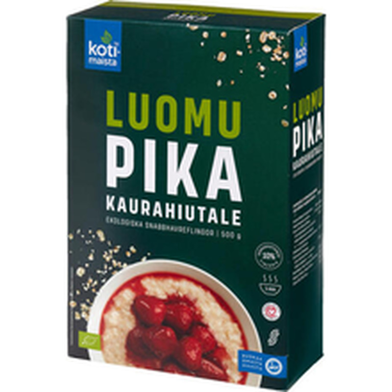 Kotimaista kiirkaerahelbed, mahetoode, 500 g