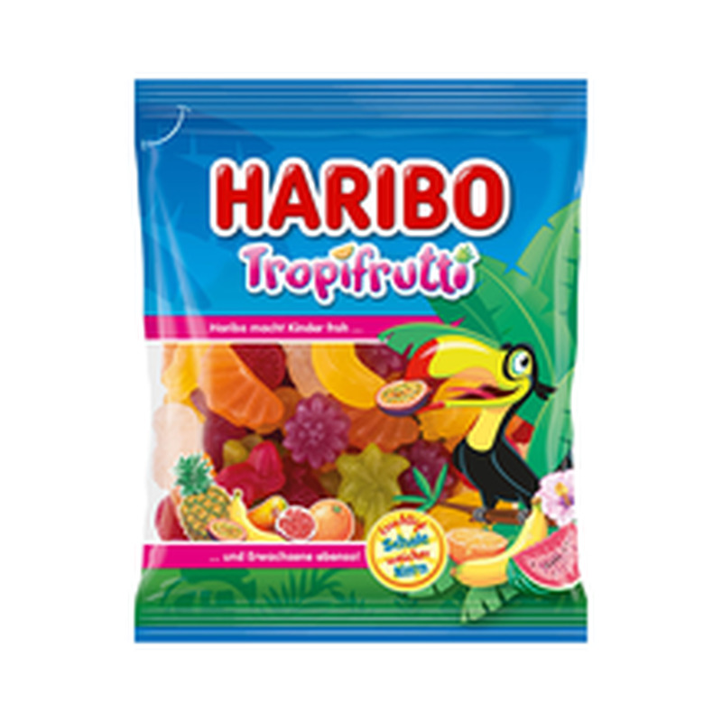 Kummikommid TropiFrutti, HARIBO, 175 g