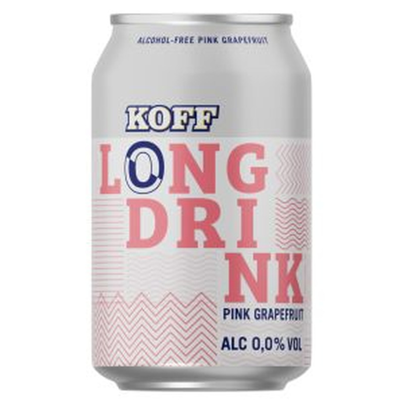 Koff Pink Grapefruit 0.33L alkoholivaba karb-tud jook