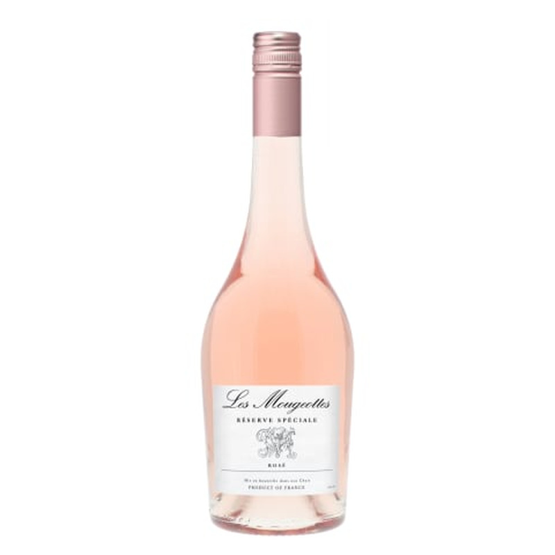 Kaitstud geograafilise tähisega vein Les Mougeottes Reserve Speciale Rose Pays d'Oc 12,5%vol 0,75l