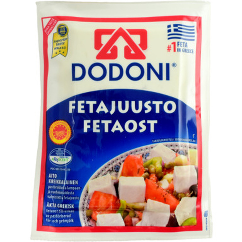 DODONI Feta juust lamba-ja kitsepiimast 200g