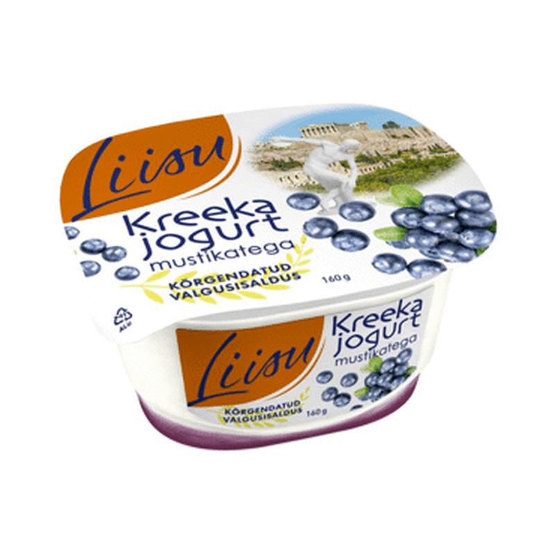 Kreeka jogurt mustika LIISU, 160g