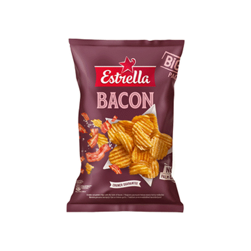 Kartulikrõpsud peekoniga ESTRELLA 180g