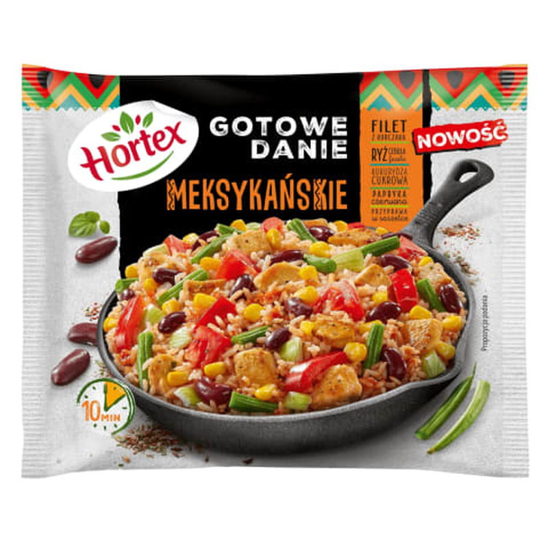 Köögiviljad kanaga Hortex Mexican külmutatud 450g