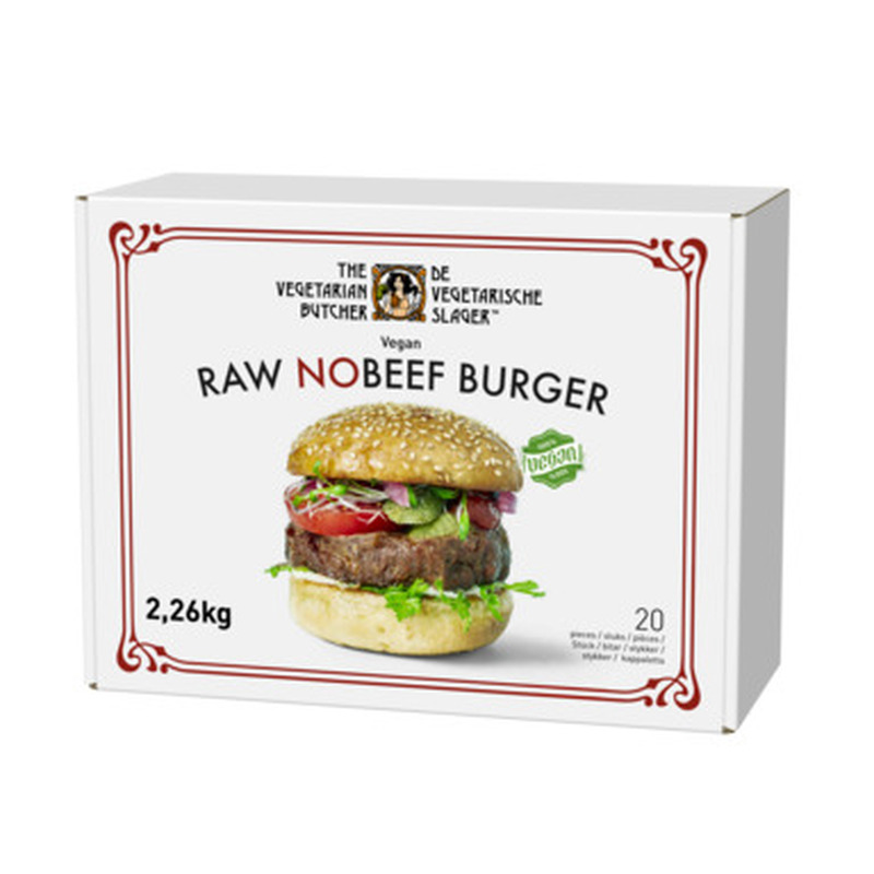 THE VEGETARIAN BUTCHER NoBeef burger 2,26kg (20x113g)