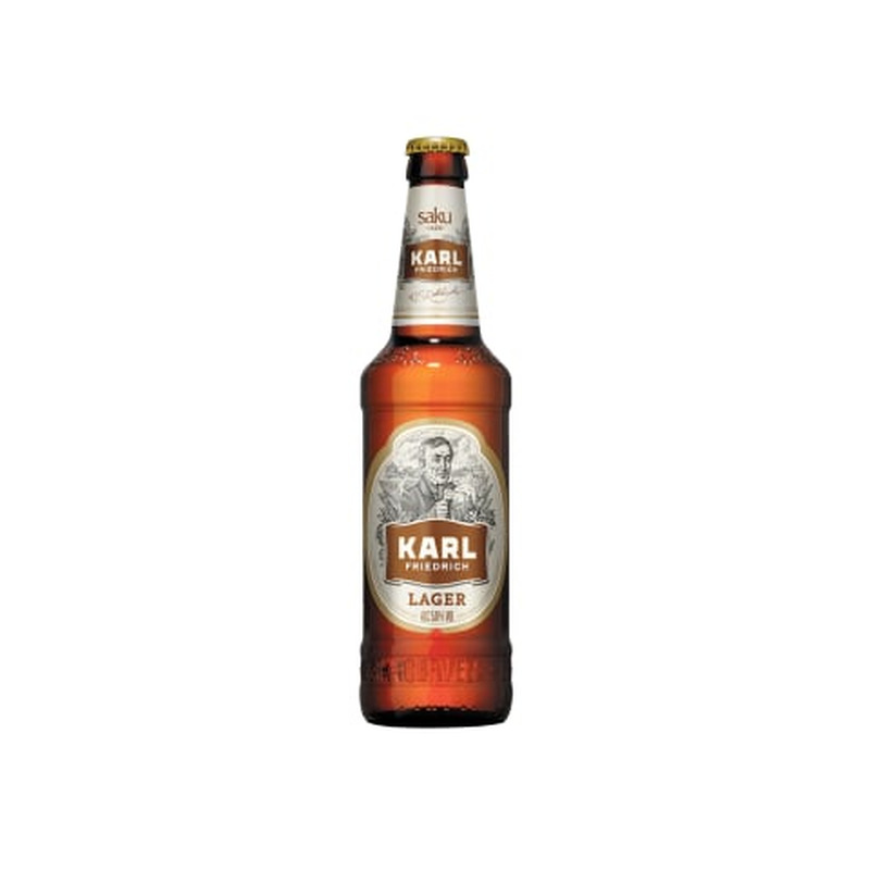 Õlu Karl Friedrich 5%vol 0,5l pudel