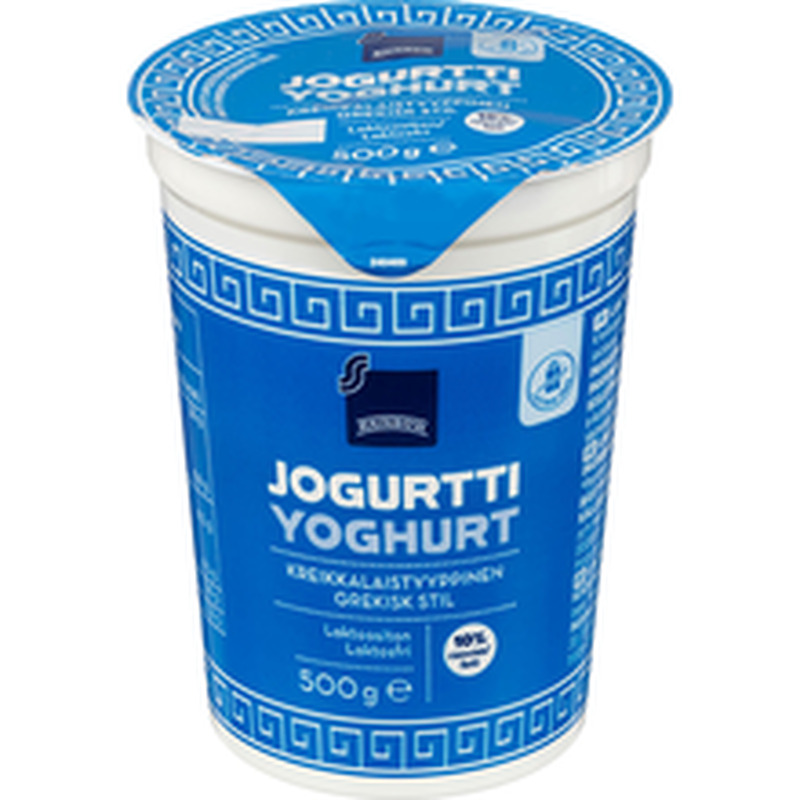 Kreeka stiilis laktoosivaba jogurt 10%, 500 g