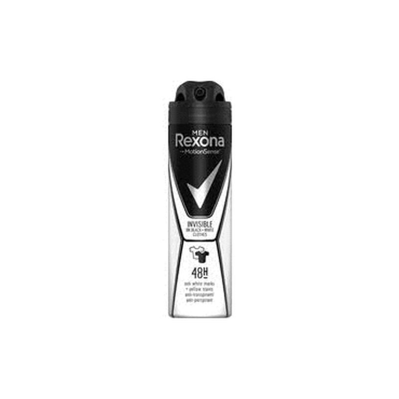 Deodorant REXONA Invis. B&W meeste 150ml