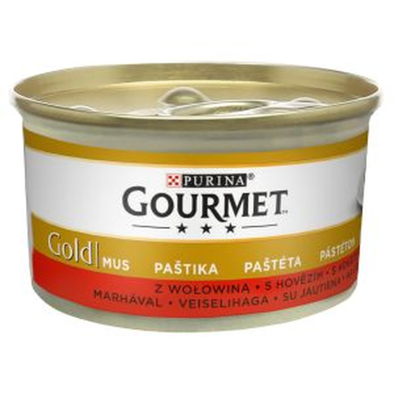 Gourmet Gold konserv kassile 85g loomalihapasteet