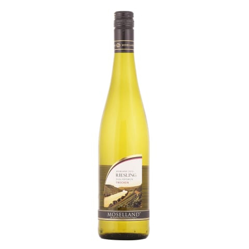 Kaitstud päritolunimetusega vein Moselland Riesling Trocken 0,75l