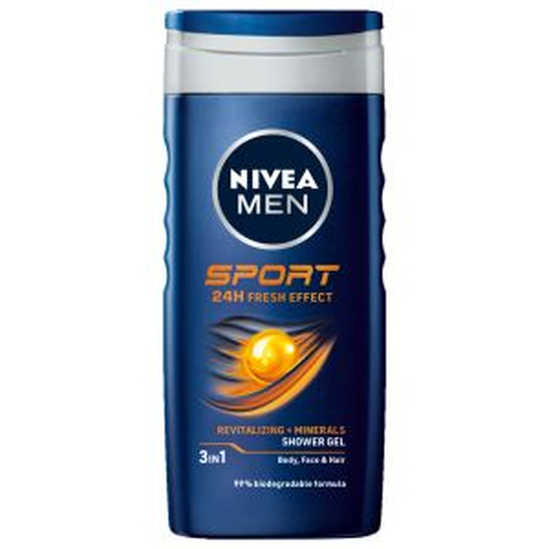 Nivea Sport For Men dušigeel 250ml