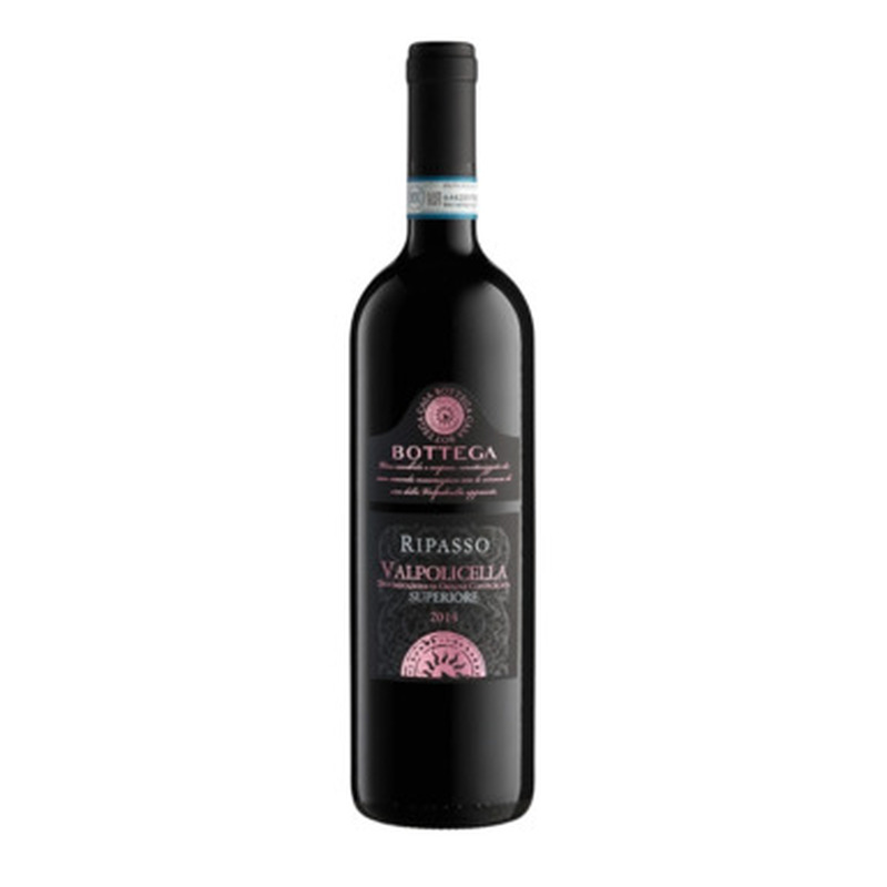 BOTTEGA Valpolicella Ripasso Superiore 14% 75cl (punane, kuiv)